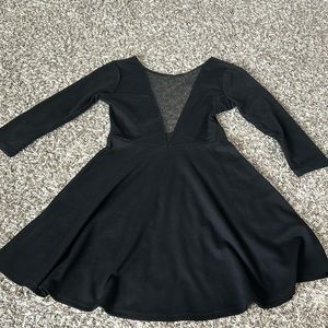 Black long sleeve dress